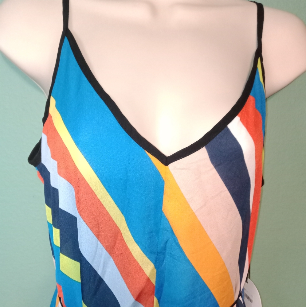 Multi Color Striped Dress - Picture 3 of 8
